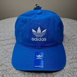 NWT Adidas Relaxed Strap-Back Hat Blue Bird OS